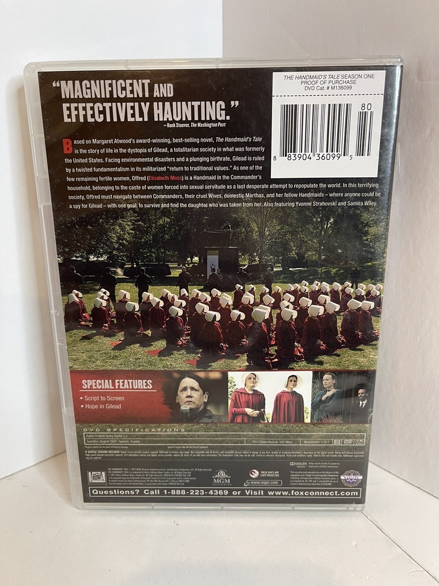 The Handmaid's Tale (DVD, 2017, 3- Disc Set) - SEASON One