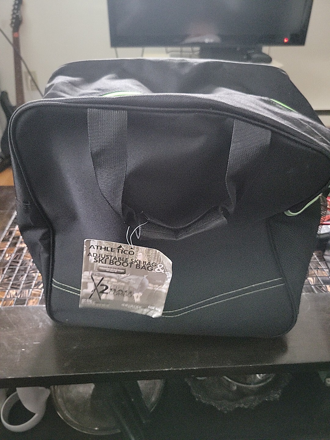 Athletico Ski Boot Bag Black New Athletic Bag eBay
