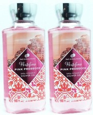 2 Bath Body Works PORTOFINO PINK PROSECCO Body Wash Shower Gel Shea  Vitamin E