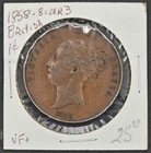 1853 Victoria Half Penny — photo from another recent sale