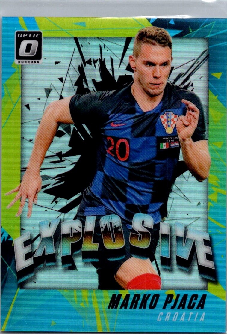 2018-19 Panini Donruss Optic Holo Explosive #E-13 Marko Pjaca Croatia