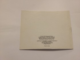 Star Trek 25th Anniversary Original Nintendo NES Instruction Manual Only Nice