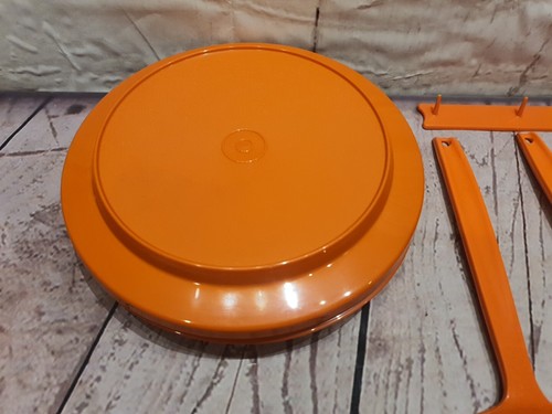 SET OF 3 Tupperware Kitchen Cooking Utensils w/ Hanging Rack & EXTRAS - Orange - Picture 12 of 24