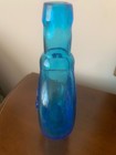 Beautiful Rare Flask Deep Aqua Blue color MINT condition — photo 7