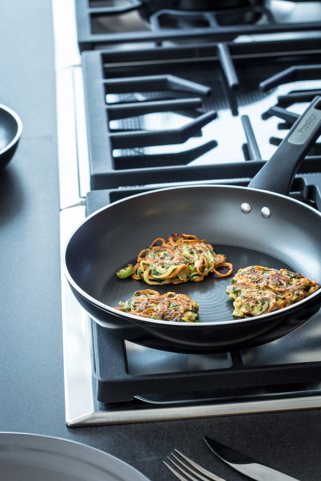 Prestige Frying Pan in Aluminium Non Stick Medium Induction Hob