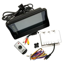 RVS 7" LCD Color Mirror Replacement Monitor Model 626027 NO BACKUP CAMERA RV