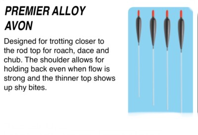 Premier Alloy Stemmed Avon Stick Barbel, Chub, Trotting