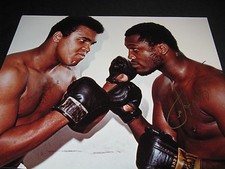 Muhammad Ali vs. Joe Frazier Signed 16x20 Photo GAI