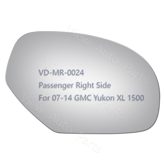 Passenger Right Side Mirror Glass for 20072014 GMC Yukon XL 1500