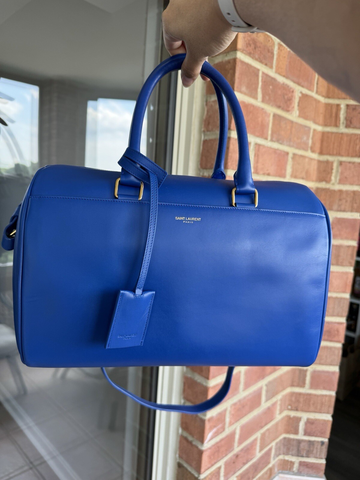 YSL Saint Laurent blu cobalto veloce