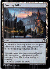 Evolving Wilds Foil Magic Innistrad Midnight Hunt NM