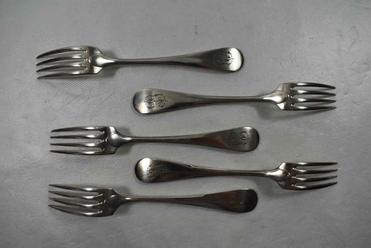 Six Fourchettes en métal Argentés de la maison Christofle - Vendu
