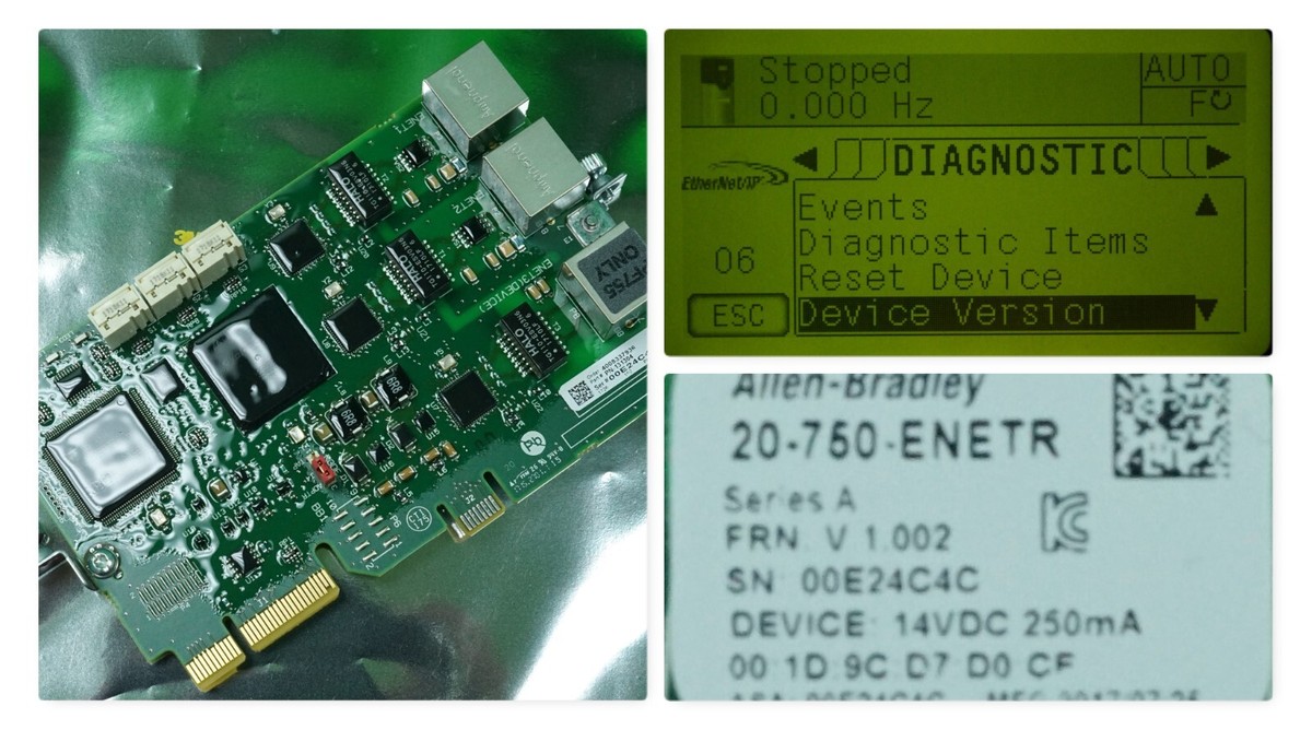 Allen-Bradley 20-750-ENETR PowerFlex750 PN. 131304 Dual Port