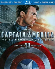 Captain America: The First Avenger (Blu-ray/DVD, 2011, 3-Disc Set, Includes...