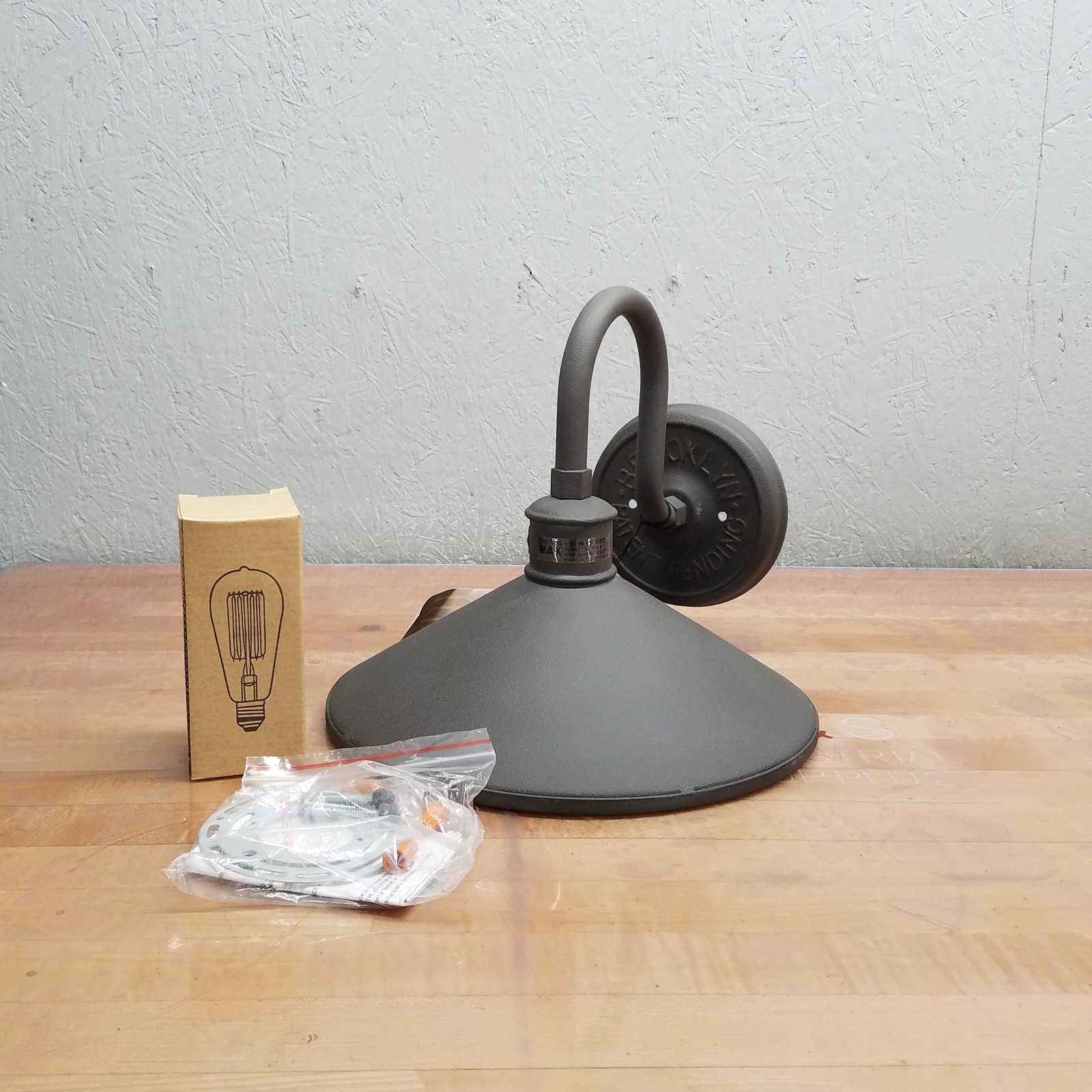 Troy Lighting B3142 Wall Sconce Wall Light, Brooklyn, 12", Heritage Bronze - NEW