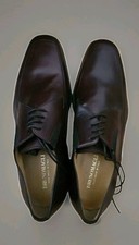 Men Shoe Italy Comfort Bruno Magli Brown Leather Oxford Ranuncolo Sz 9M MSRP 298