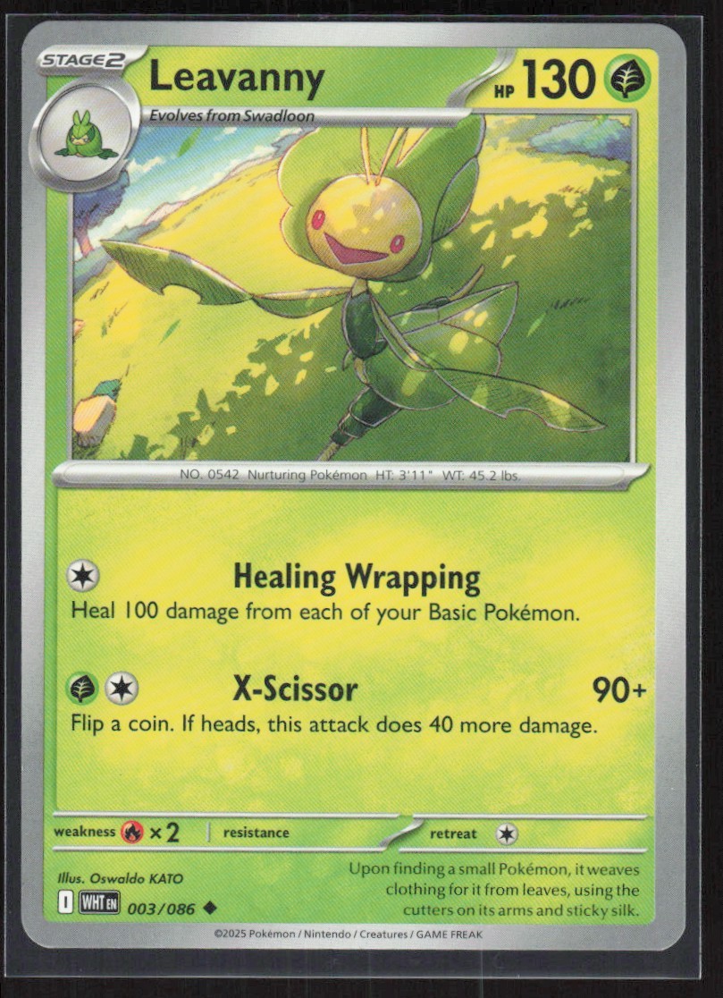2025 Scarlet & Violet Series - White Flare Leavanny Uncommon #3