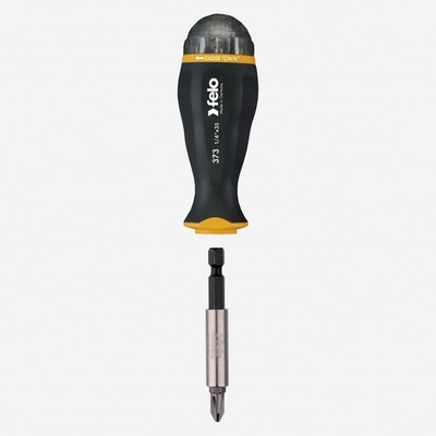 Felo Magazine Handle with Bitholder, SL/PZ/PH/Torx, 139 mm, 8 Pieces
