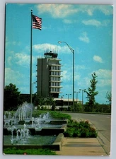 Postcard - Kent County International Airport Grand Rapids MI 1960s 4x6 V19