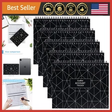 A5 Check Registers 5-Pack: Track Payments, Deposits, & Transactions Ledger