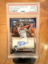 PSA-10 Bryan Ramos #RA-BRR 2024 Topps Chrome Update Autograph Rookie Card CWS