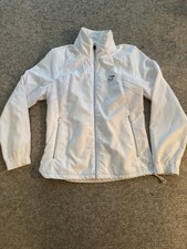 SERGIO TACCHINI LADIES WHITE LINED WINDBREAKER SIZE XS EUC
