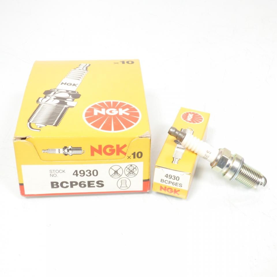 Bougie d'allumage NGK BCP6ES réduction de consommation pour moteur essence pack de 10