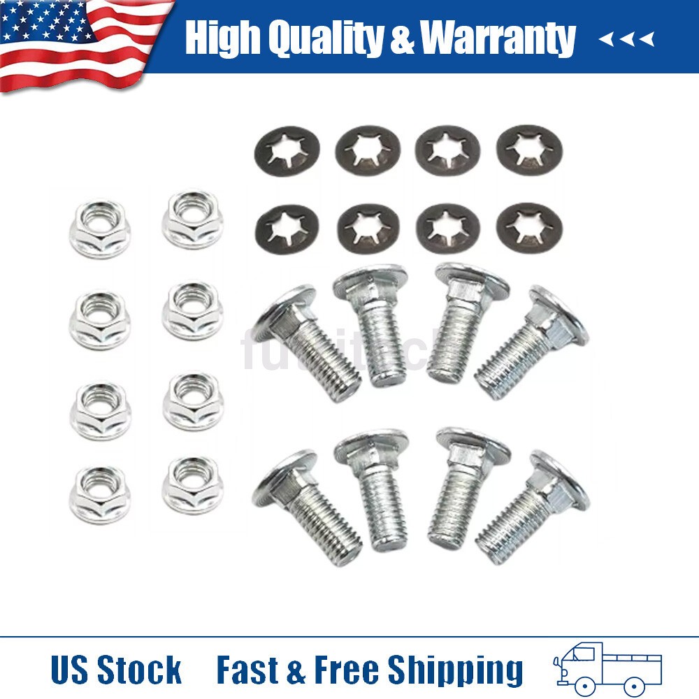 Set of 8 Gas Tank Skid Plate Bolts Stainless Steel Fit For Jeep Wrangler TJ New
