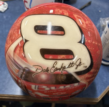 Brunswick Dale Earnhardt Jr Budweiser NASCAR Ten-Pin Bowling Ball Red