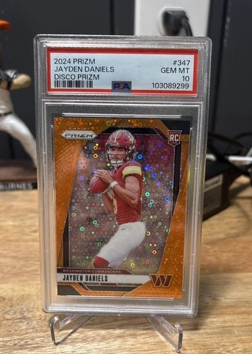Jayden Daniel’s 2024 Prizm Disco Prizm PSA 10
