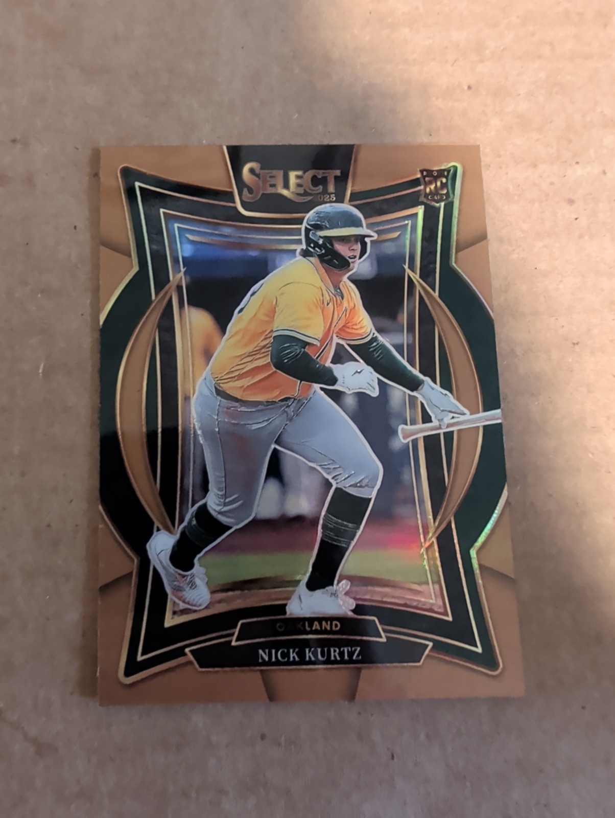 Panini 2025 Select Concourse Nick Kurtz #63 Bronze Prizm RC /125 Athletics !!!