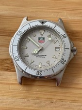 Tag  Heuer 2000 series quartz 37mm case SPARES OR REPAIR  non runner Used