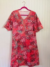 Pink Summer Sheath Dress Bohemian Unique Trim