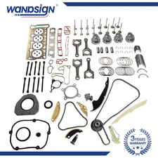 Engine Overhaul Rebuild Kit - Piston ConRod Timing For Audi Q5 VW A4 Jetta 2.0T