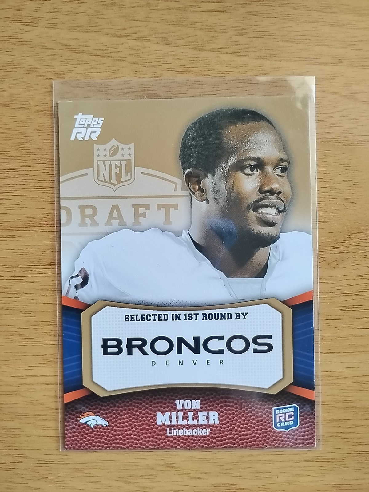 Von Miller Topps Rising Rookies #200 Gold