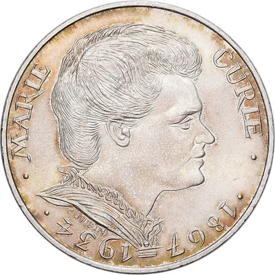 France, 100 Francs, Marie Curie, 1984, Argent, SUP, KM:955 - Photo 1/2