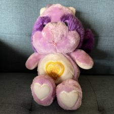 Vintage 1984 Kenner Care Bear Cousins Bright Heart Raccoon 13" Plush Stuffed Toy