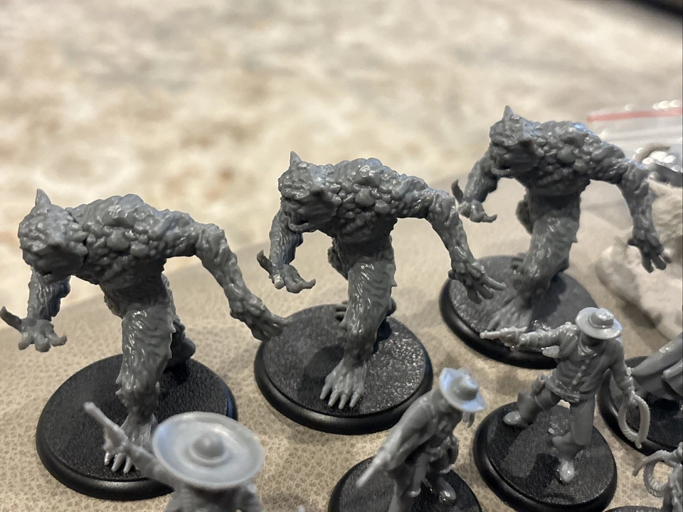 Lot of 50 FFP Flying Frog Shadows of Brimstone FIGURES Night Terrors Hero Packs - Image 4 of 4