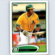 2012 Topps Brandon Allen #283 Oakland Athletics