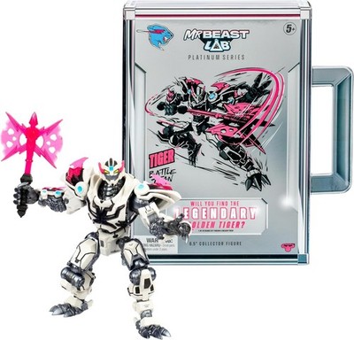MrBeast Lab Platinum Series Tiger Battle Titan 6.5'' Collector Figure NEW Sealed