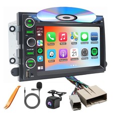 Car Dvd Cd Stereo Radio Apple Carplay Navi Camera For Ford Expedition 2007-2014