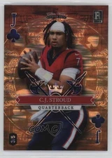 2023 Wild 5 Card Draw Stacked Deck Jack of Clubs 3/5 CJ Stroud Rookie RC o7m