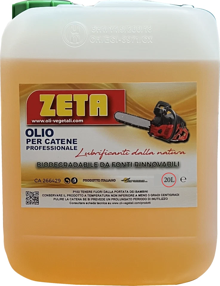 OLIO PER CATENE MOTOSEGA VEGETALE LUBRIFICANTE 5L ANTIGRIPPANTE - DETERGENTE - Immagine 2 di 4