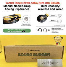 Audio-Technica AT-SB727 Sound Burger Portable Bluetooth Turntable Black JP New