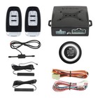 Smart pke keyless go car alarm system remote starter push start button auto lock