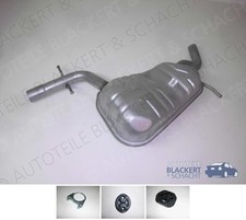 Auspuff Mitteltopf + Anbauteile für VW Golf VI + Plus 1.4 TSI 118KW 2008-2013