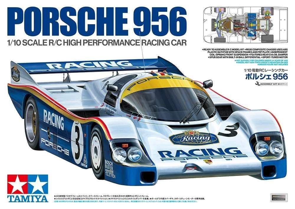 Porsche 956 In Rc Car, Truck & Motorcycle Models & Kits for sale