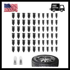 60PCS Tire Repair Rubber Nail Screws | Vacuum Plug Kit for Car Truck Motorcycle