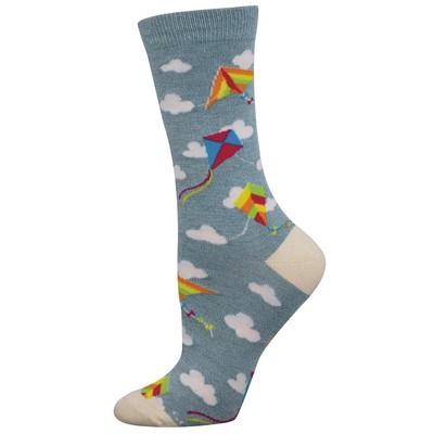 Socksmith Women's Bamboo Blend Socks Novelty Footwear Kites Blowing In The Wind