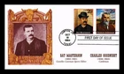 DR JIM STAMPS US COVER BAT MASTERSON LEGENDS OF THE WEST FIRST DAY ISSUE COMBO